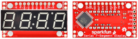 4 Digit 7 Segment Serial Miniature Display - Red